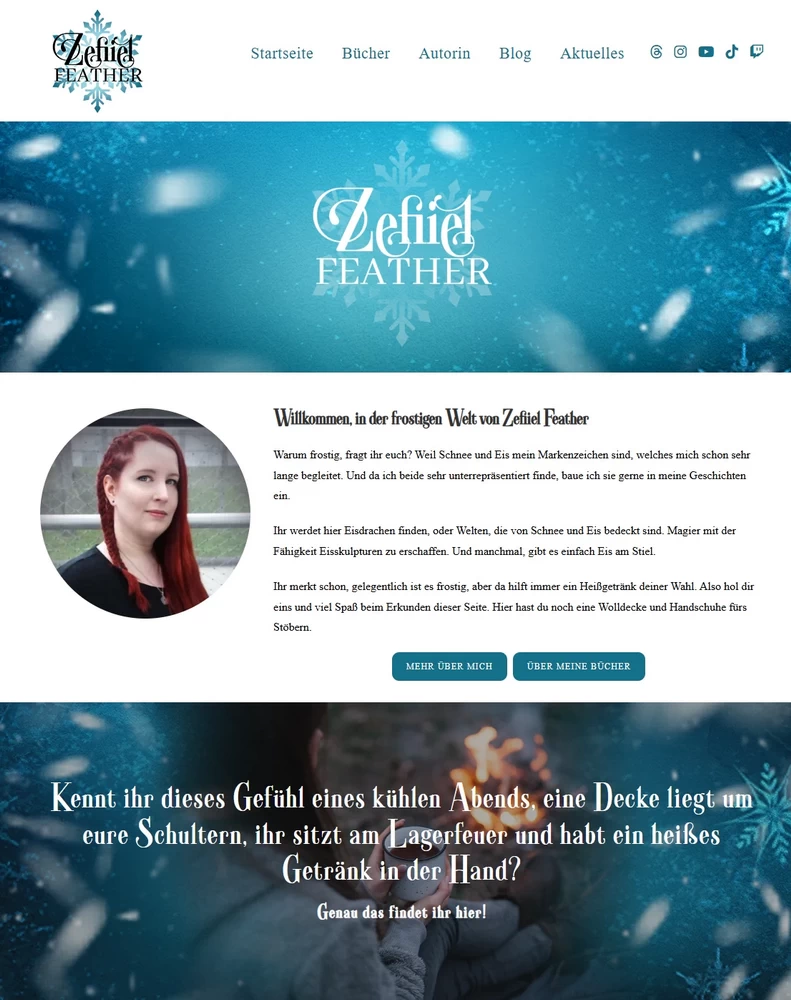 zefiiel-feather Webdesign Referenz